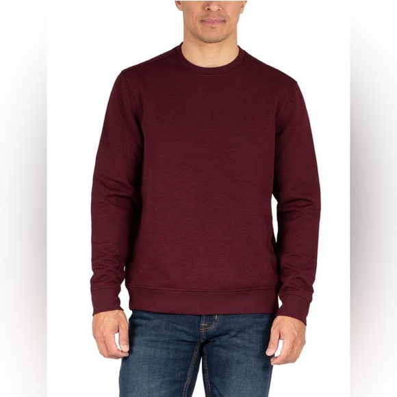 Gerry Weber Other - NWT Gerry Weber Men's Dark Red Textured Crewneck Sweater L